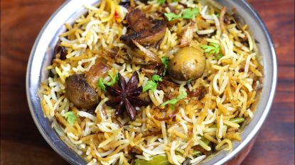 Picture of Mushroom biryani
