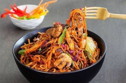 Picture of Mushroom Schezwan Noodles