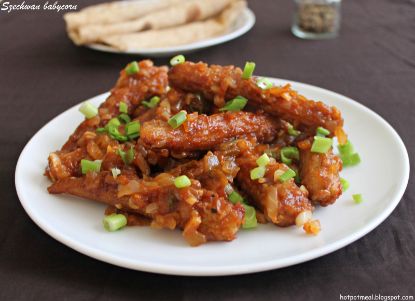 Picture of Honey Chilli Baby Corn